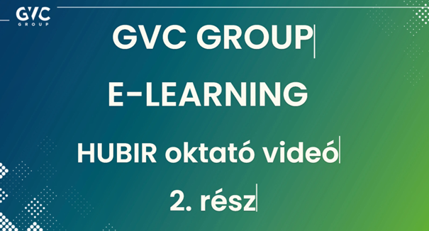 HUBIR oktatási anyag 2. rész
